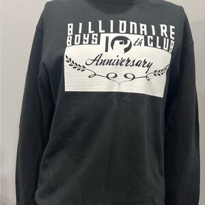 Billionaire Boys Club Black 10th Anniversary Crewneck
